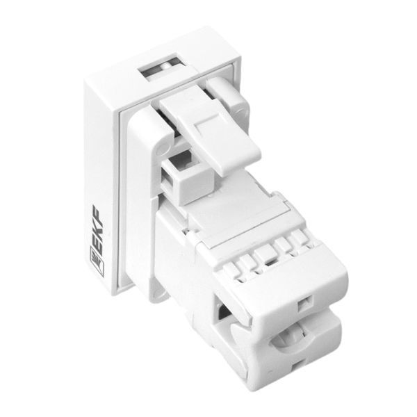  Розетка компьютерная 1мод. RJ45 кат.5E EKF E1MK015E-135-10 фото в каталоге от BTSprom.by