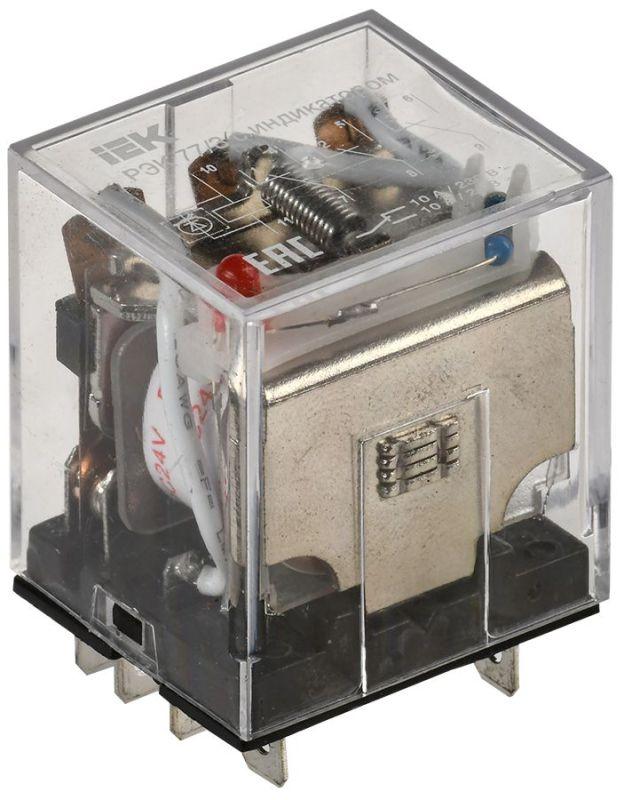 реле рэк 77-3(ly3) с инд. 10а 24в dc iek rrp10-3-10-024d-led от BTSprom.by