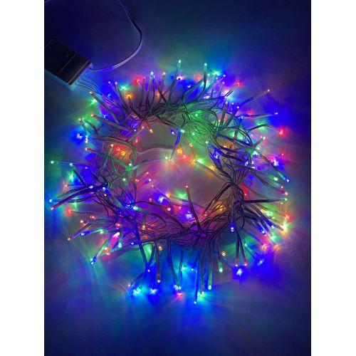 гирлянда светодиодная "мишура" 3.9м 200led 220в ip20 бел. провод мультиколор эра б0047972 от BTSprom.by