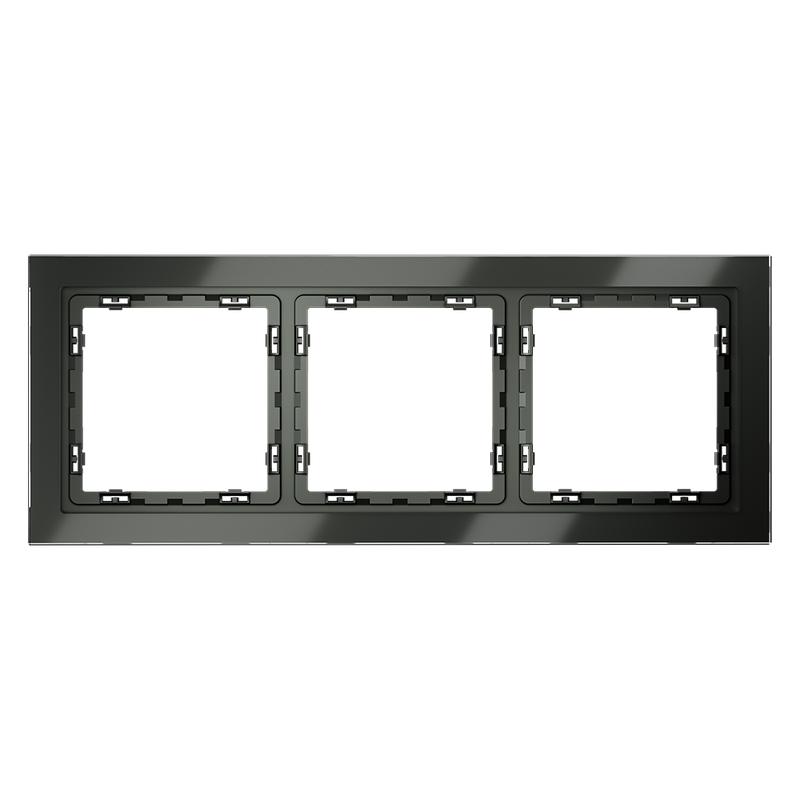 рамка 3-м s70 стеклян. титан voltum vls110306 от BTSprom.by