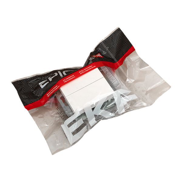  Выключатель проходной 2-кл. СП Эпика механизм бел. EKF UP1-SWW-21 фото в каталоге от BTSprom.by