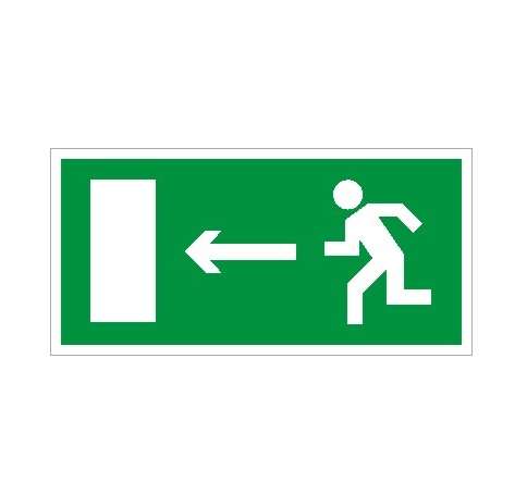 пиктограмма "выход прямо левосторонний" пэу 093 335х165 рс-l ст 2502001290 от BTSprom.by