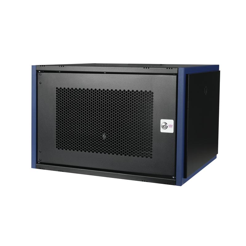шкаф настенный 19дюйм 7u 600х450 дверь перфорир. черн. datarex dr-620011 от BTSprom.by