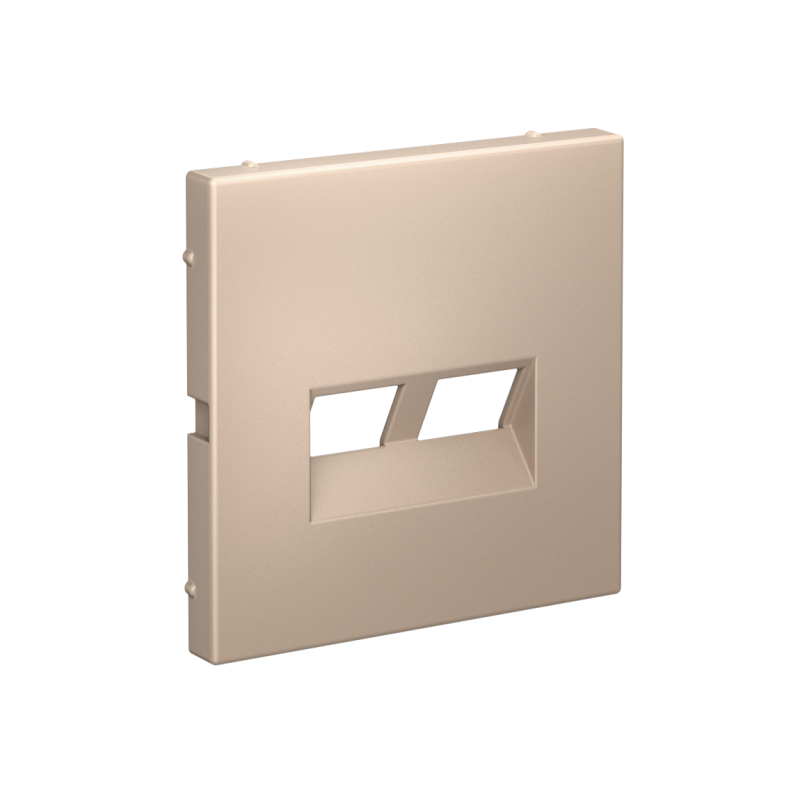  Накладка двойная ArtGallery для информационных функций типа Keystone песочн. SE GAL001290 фото в каталоге от BTSprom.by