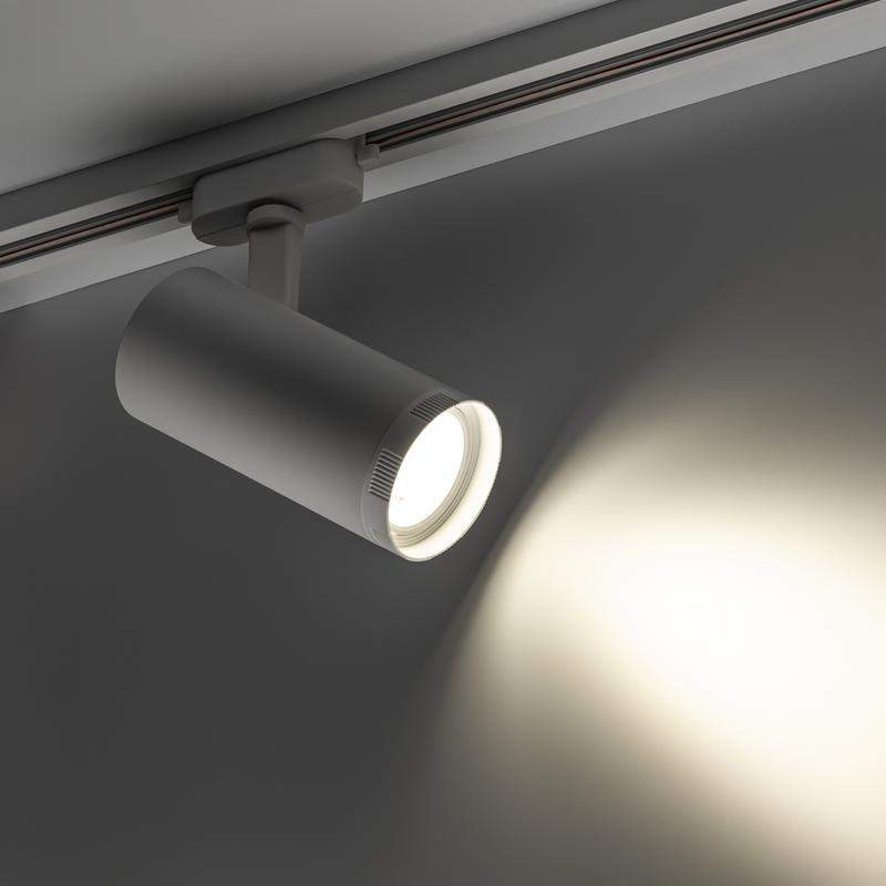  Светильник трековый светодиодный ARTLINE поворотный 70х70х150мм 20Вт 1530Лм 4000К 230В алюм. 10кв.м бел. Ritter 59738 8 фото в каталоге от BTSprom.by