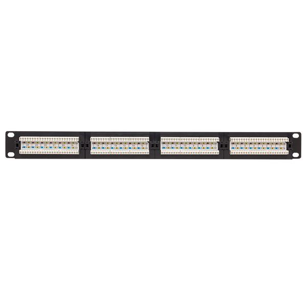  Патч-панель 19дюйм 1U кат.6 UTP неэкранир. 24 порта RJ45 Dual IDC TERACOM PRO EKF TRP-PPNL-6UTP-1U24 фото в каталоге от BTSprom.by