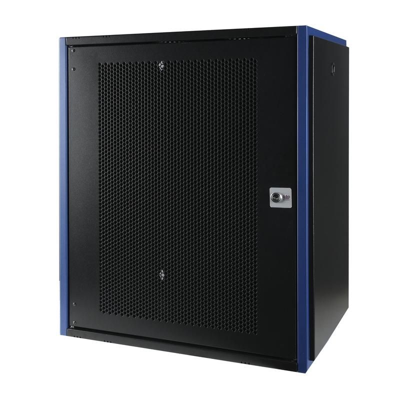 шкаф настенный 19дюйм 15u 600х450 дверь перфорир. черн. datarex dr-620311 от BTSprom.by