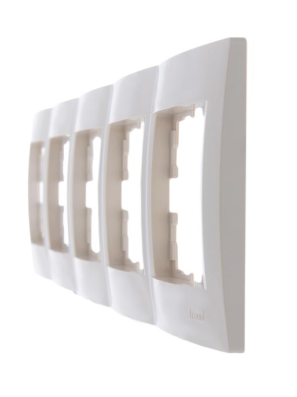  Рамка 5-м Karina горизонт. крем. LEZARD 707-0300-150 фото в каталоге от BTSprom.by