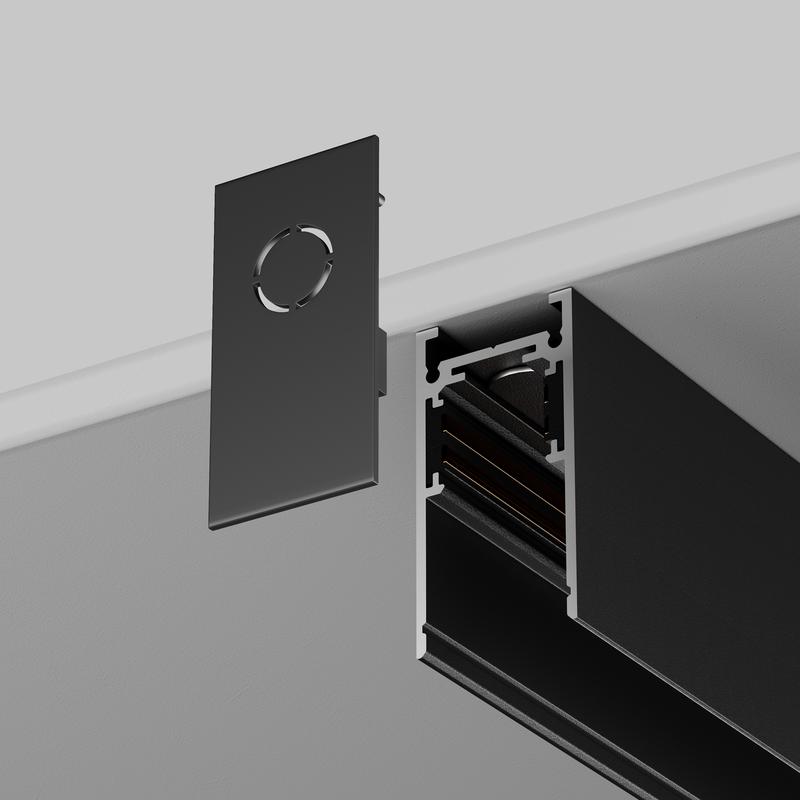  Заглушка для накладного шинопровода черн. (уп.2шт) Maytoni TRA034EC-41B фото в каталоге от BTSprom.by