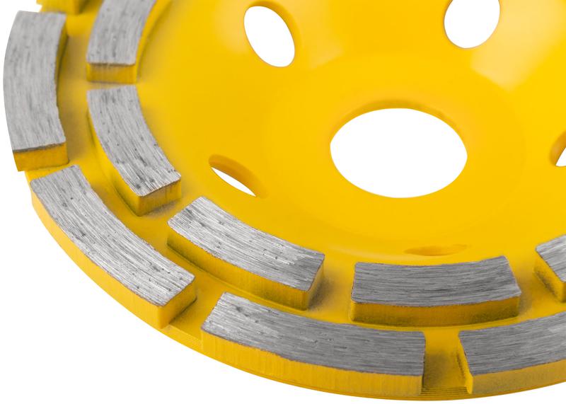  Диск шлифовальный алмазный посадочный диаметр 22.2мм сегментный двойн. ряд 125мм FIT 39517 фото в каталоге от BTSprom.by