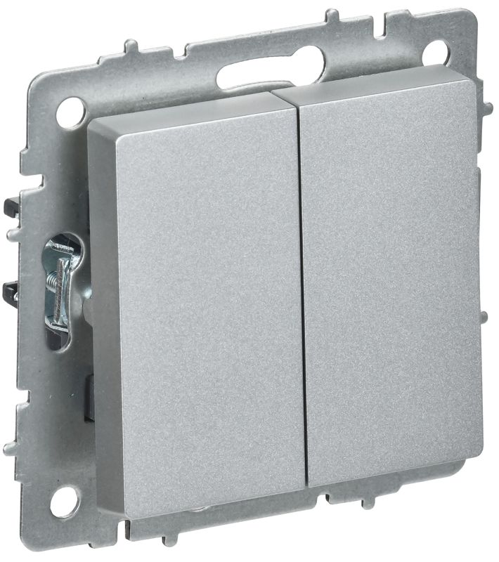 выключатель перекрестный 2-кл. сп brite вс10-2-3-бра 10а механизм алюм. iek br-v23-0-10-k47 от BTSprom.by