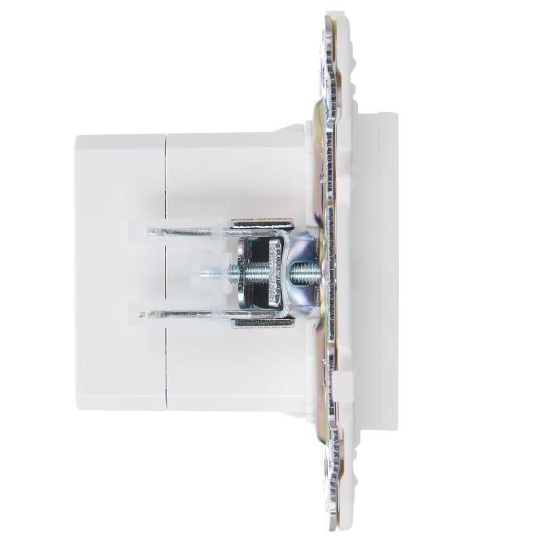  Розетка USB A+A 3.1А SKANDY SK-R15W арктич. бел. IEK SK-U21-D31-K01 фото в каталоге от BTSprom.by