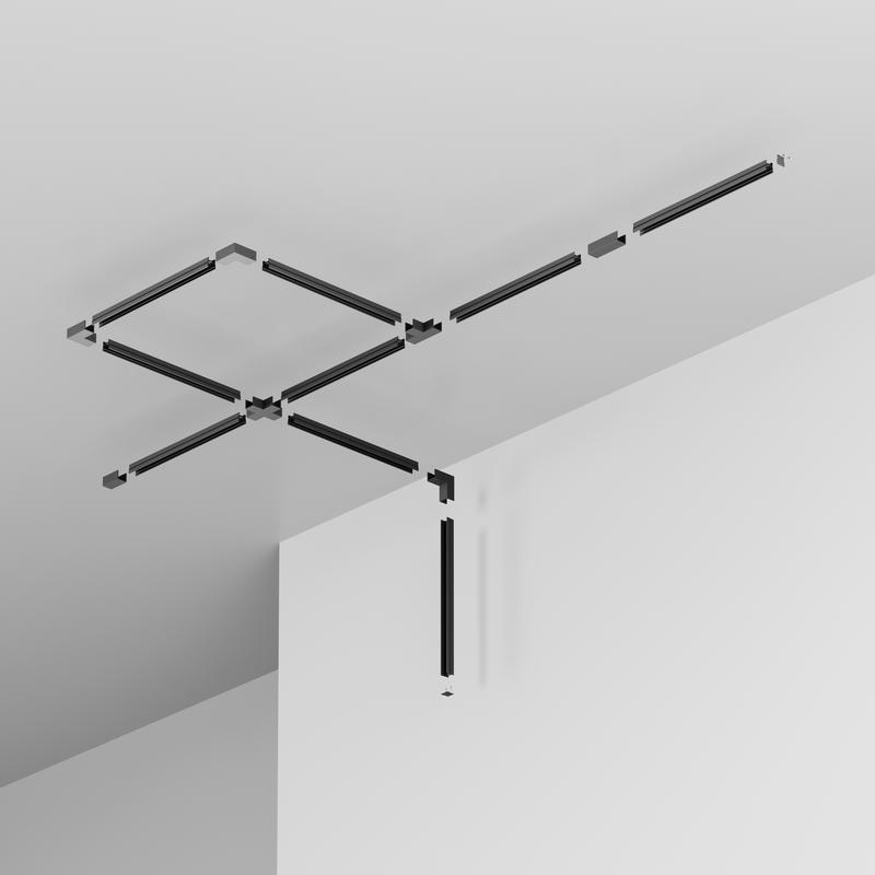  Профиль накладной Elasity IP L3000 черн. Maytoni O-TR001-P-B3M фото в каталоге от BTSprom.by
