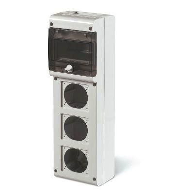 корпус на 6 модулей и 3 поста с основанием 70х87мм dkc dis6323500 от BTSprom.by