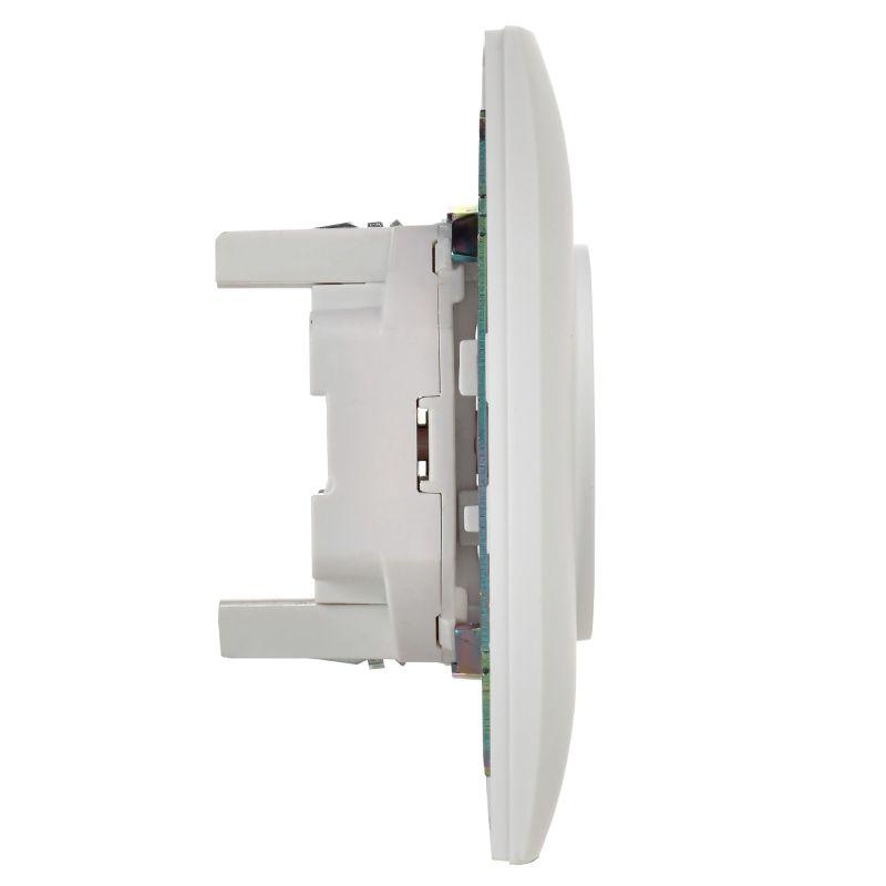  Розетка 2-м SKANDY 10А без заземл. защ. шторки в сборе SK-R09W арктич. бел. IEK SK-R23-10-K01-F фото в каталоге от BTSprom.by