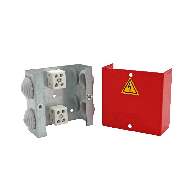  Коробка распределительная огнестойкая 80х80х35мм IP41 КРОПС-ST1 FRJB-KM-ST1-6-04-КРОПС-IP41 для кабелей до 6кв.мм 4 клеммы КМ KR0083 фото в каталоге от BTSprom.by