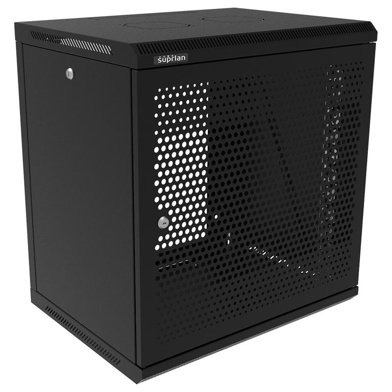 шкаф телекоммуникационный настенный твс-12u-600-450-пр-9005 suprlan 05-2125-b от BTSprom.by