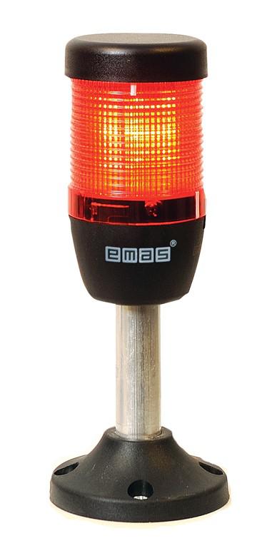 колонна сигнальная 50мм 220в стробоскоп flesh красн. emas ik51f220xm03 от BTSprom.by