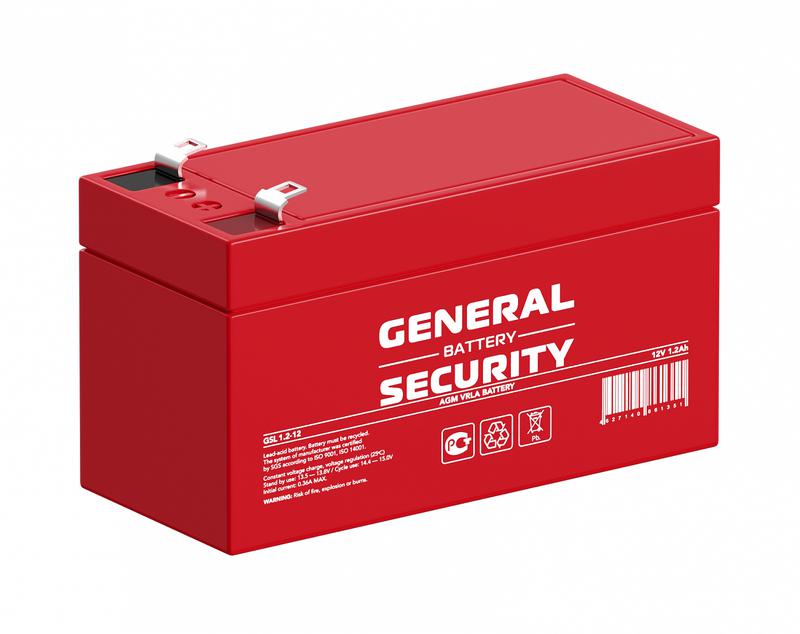  Аккумулятор 12В 1.2А.ч General Security GSL1.2-12 фото в каталоге от BTSprom.by