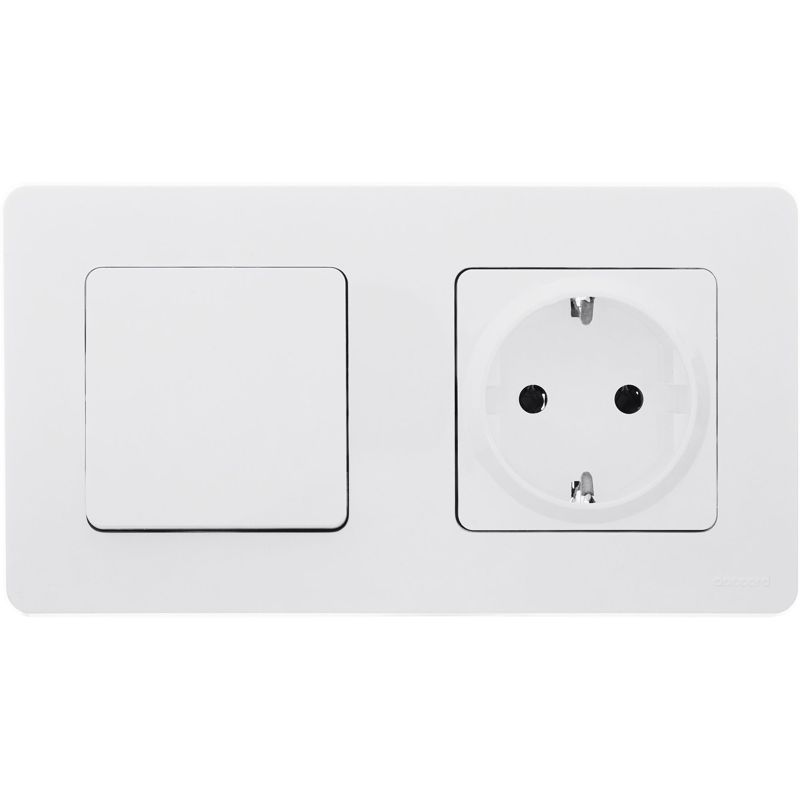  Выключатель 1-кл. Inspiria 10А IP20 250В 10AX механизм бел. IEK 673600 фото в каталоге от BTSprom.by