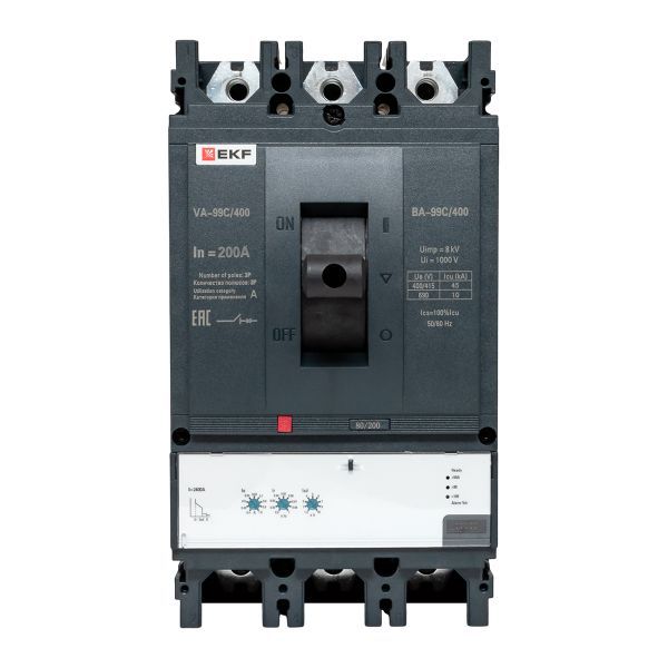  Выключатель автоматический 3п 400/200А 45кА ВА-99C Compact NS PROxima EKF mccb99C-400-200 фото в каталоге от BTSprom.by
