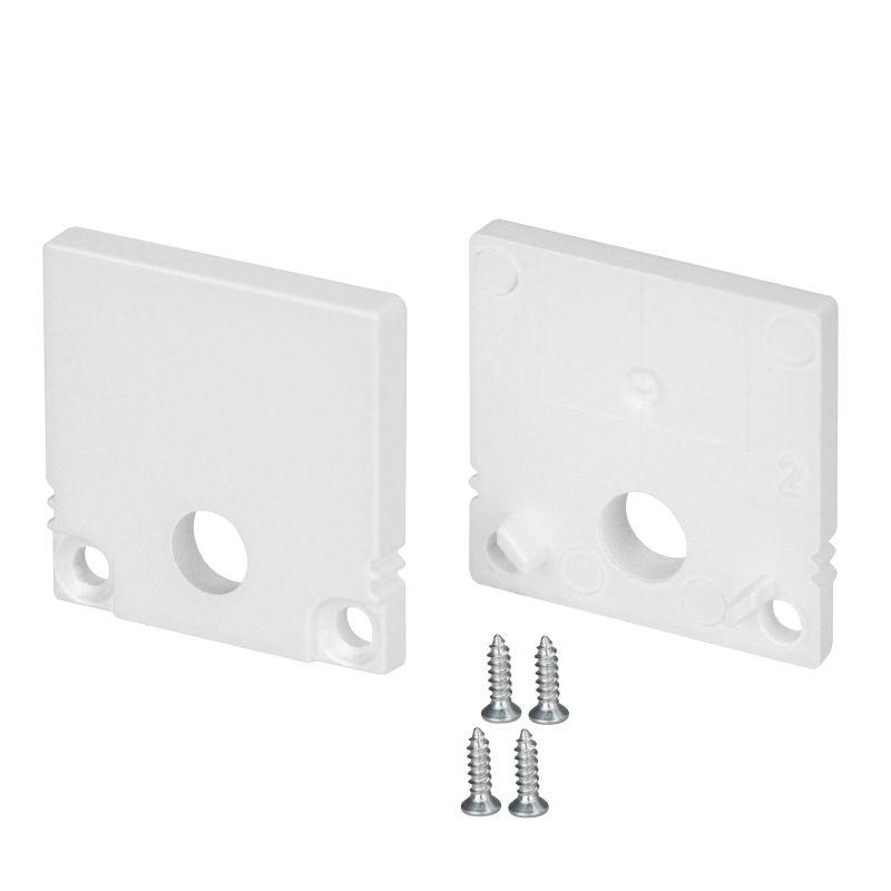 заглушка sl-slim20-h20 white с отверстием пластик (комплект) arlight 047634 от BTSprom.by