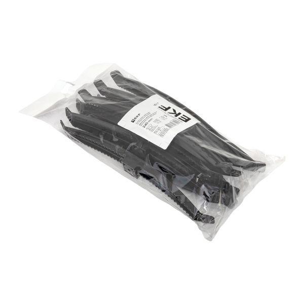  Держатель кабеля двусторонний для прямого монтажа (240мм) черн. (уп.10шт) EKF ch-2-b-240 фото в каталоге от BTSprom.by