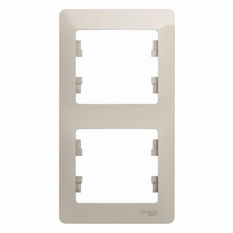 рамка 2-м glossa вертикал. молоч. se gsl000906 от BTSprom.by