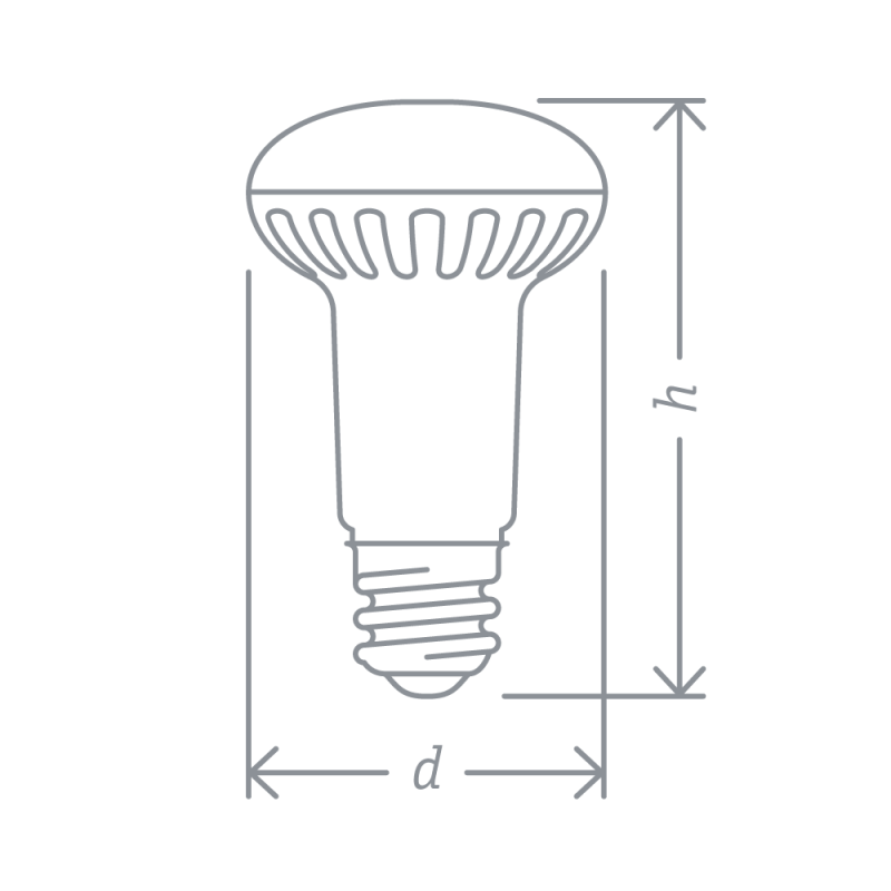 Лампа светодиодная 61 257 NLL-R63-8-230-6.5K-E27 8Вт рефлектор матовая 6500К холод. бел. E27 680лм 176-264В Navigator 61257 фото в каталоге от BTSprom.by