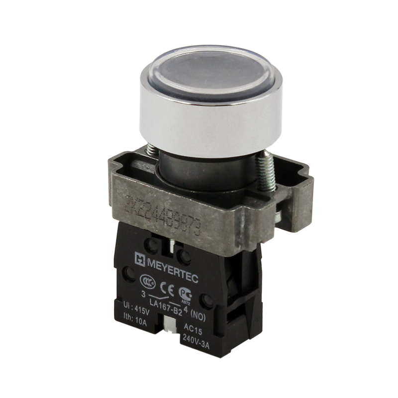 кнопка плоская 1no ip67 металл mtb2-baf21 черн. овен 132646 от BTSprom.by