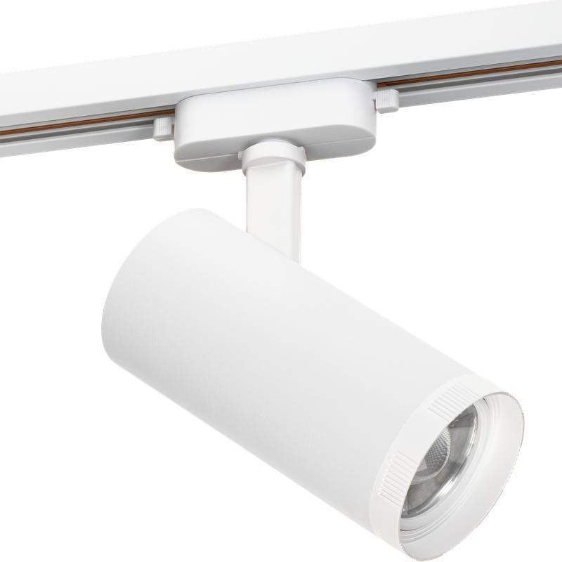  Светильник трековый светодиодный ARTLINE поворотный 70х70х150мм 20Вт 1530Лм 4000К 230В алюм. 10кв.м бел. Ritter 59738 8 фото в каталоге от BTSprom.by