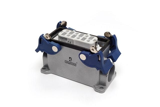 розетка 4-фиксатора боковой ввод 6п 35а emas ebm606pd14 от BTSprom.by