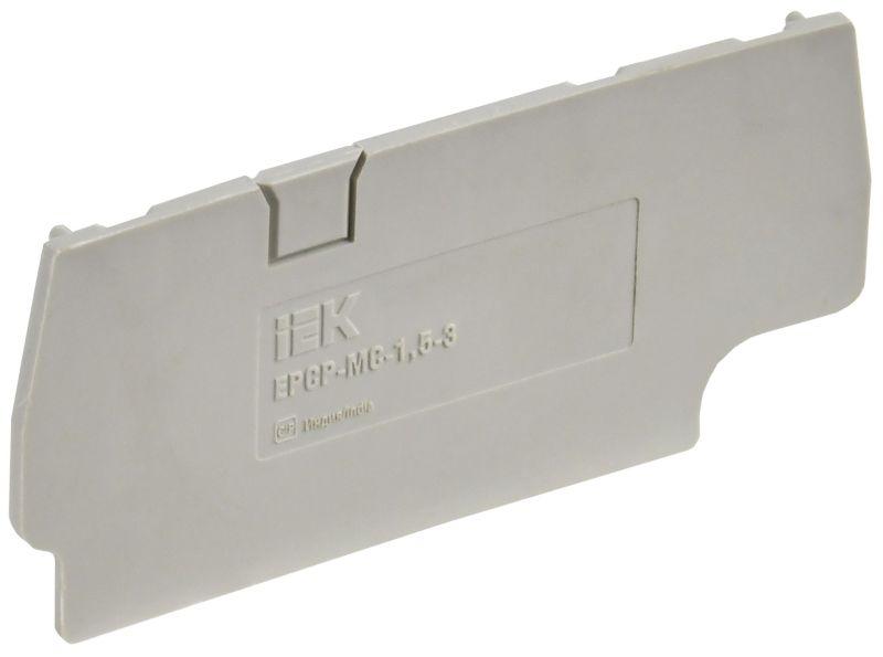 заглушка для cp-mc 3 вывода 1.5кв.мм сер. iek yct22-00-3-k03-001-zgl от BTSprom.by