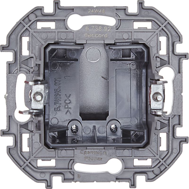  Вывод кабеля Inspiria с зажимом для крепления алюм. IEK 673892 фото в каталоге от BTSprom.by