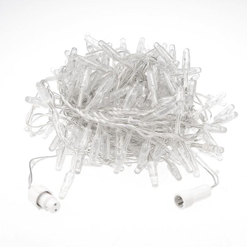  Гирлянда светодиодная "Кластер" 10м 400LED бел. 33Вт IP65 соединяемая провод ПВХ прозр. (нужен шнур питания 303-500-1) Neon-Night 303-645 фото в каталоге от BTSprom.by