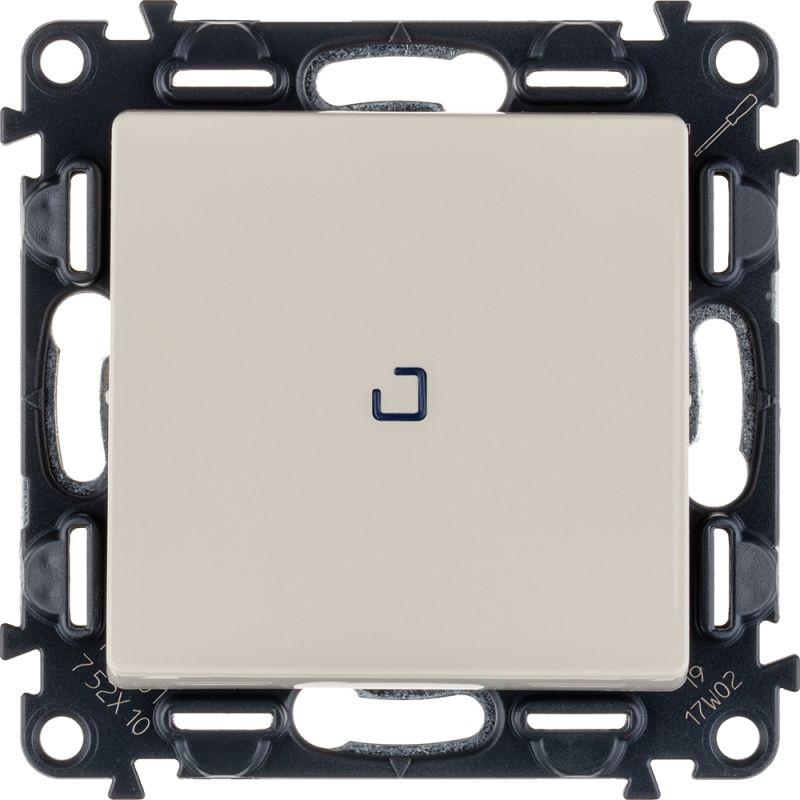 выключатель 1-кл. сп valena life 10а ip20 250в 10ax с подсветкой с лицев. панелью механизм сл. кость leg 752510 от BTSprom.by