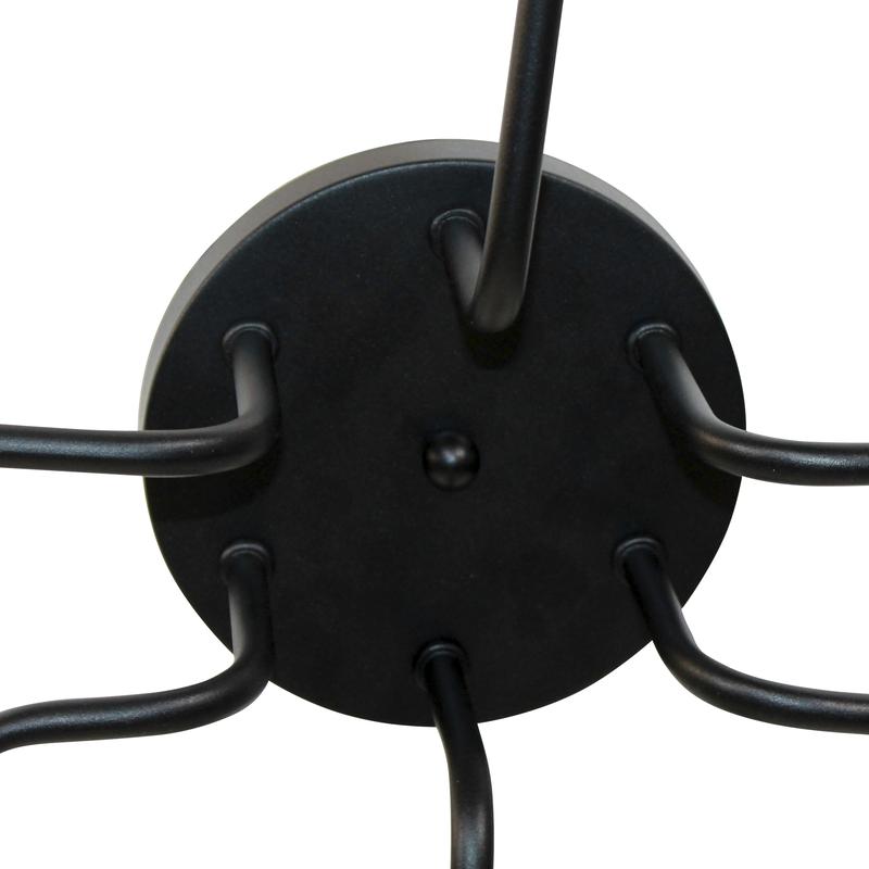  Светильник "Техно" 162 черн. (плафон 8396) НСБ 01-6х60-114 Е27 ИУ Элетех 1005404588 фото в каталоге от BTSprom.by