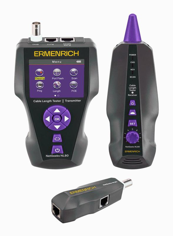 измеритель длины кабеля netgeeks nl80 фиолет. ermenrich 85673 от BTSprom.by