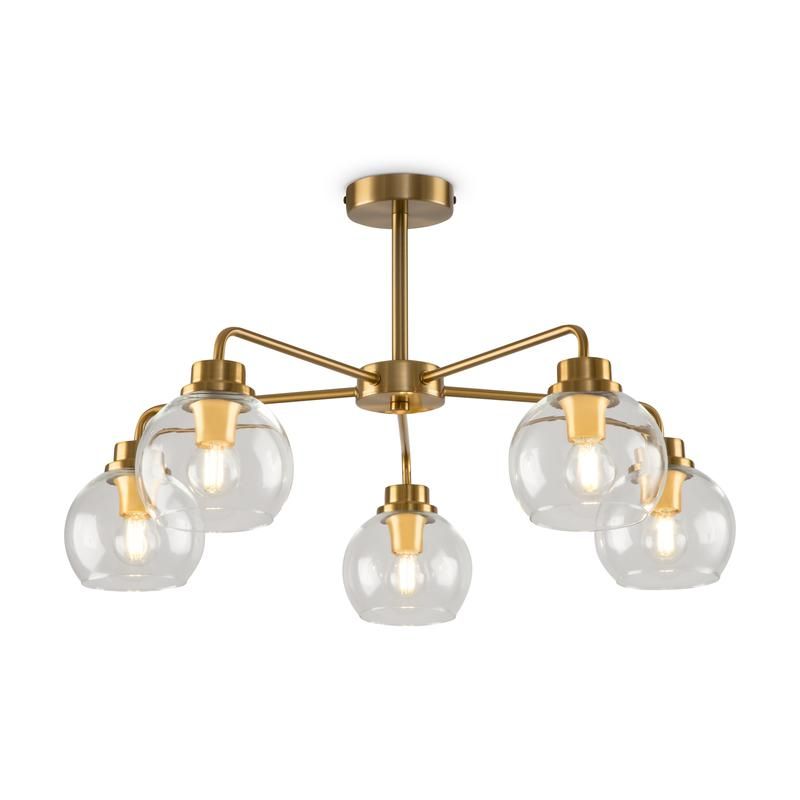 люстра neptune 5х60вт e14 ip20 freya fr5176pl-05bs от BTSprom.by