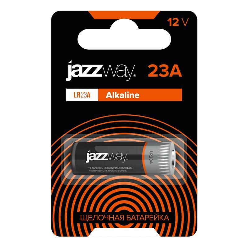 элемент питания алкалиновый lr23a 12в alkaline для пультов сигнализаций jazzway 2852649 от BTSprom.by