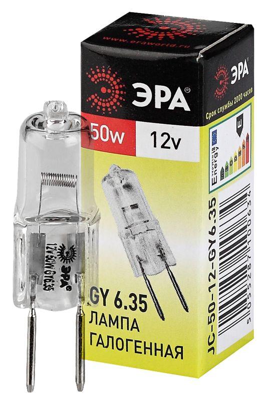 лампа галогенная gy6.35-jc-50w-12v эра c0027372 от BTSprom.by