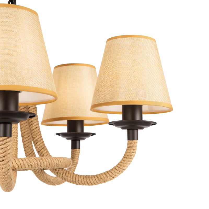  Люстра Corda 60Вт E14х5 IP20 Freya FR4402-PL-05-GB фото в каталоге от BTSprom.by