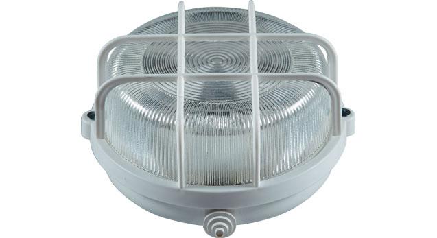  Светильник НПП 03-100-010.2 Луна 10 ЖКХ накладной с решеткой пластик. Владасвет 10698 фото в каталоге от BTSprom.by