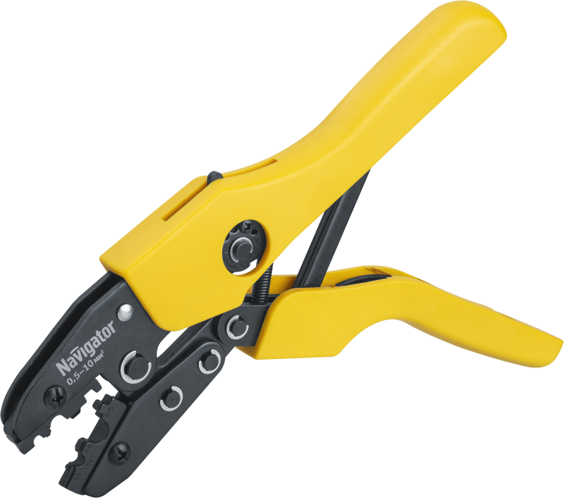  Пресс-клещи 80 385 NHT-Pkv01-M-10 для неизолированных 6кв.мм Navigator 80385 фото в каталоге от BTSprom.by
