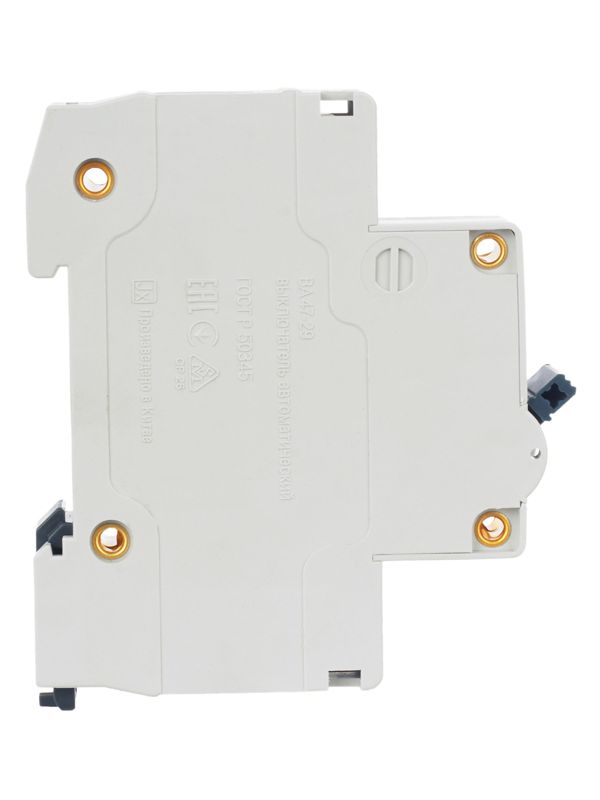  Выключатель автоматический модульный 1п C 10А 4.5кА ВА47-29 GENERICA MVA25-1-010-C фото в каталоге от BTSprom.by