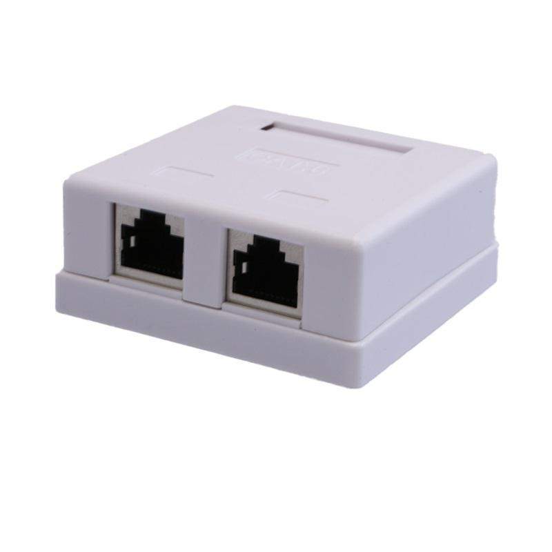 розетка компьютерная 8p8c rj-45 ftp кат.6 2 порта (diy) suprlan 10-0353-1 от BTSprom.by