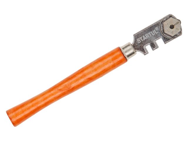 стеклорез 6-роликовый startul master (st4950-06) (с деревянной ручкой) st4950-06 от BTSprom.by