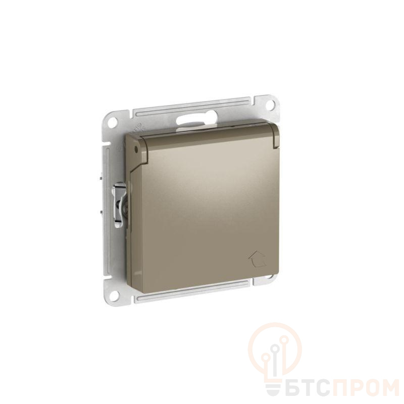 Розетка AtlasDesign 16А IP20 с заземл. защ. шторки с крышкой быстрозажим. клем. механизм шампань SE ATN000546S фото в каталоге от BTSprom.by  Розетка AtlasDesign 16А IP20 с заземл. защ. шторки с крышкой быстрозажим. клем. механизм шампань SE ATN000546S фото в каталоге от BTSprom.by