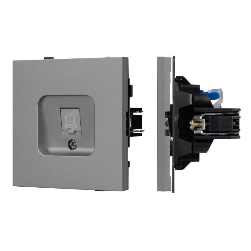 розетка компьютерная sct-tendo-mpc1-pl-gr rj45 кат.6 механизм arlight 054105 от BTSprom.by