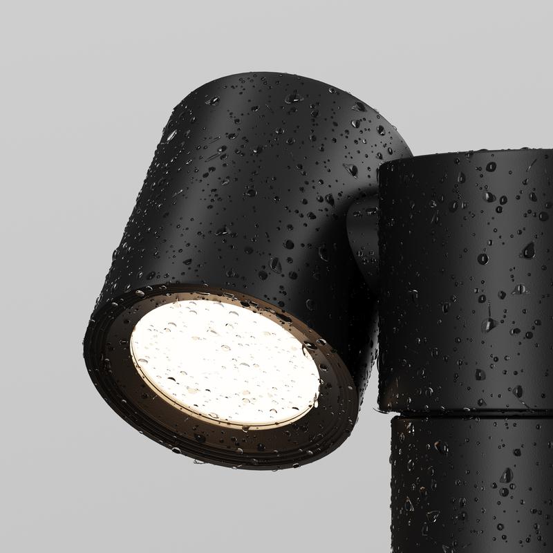  Светильник Wall Street 1х50Вт GU10 IP54 ландшафтный Maytoni O010FL-01B фото в каталоге от BTSprom.by